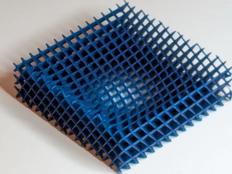 Parametric corrugated bowl