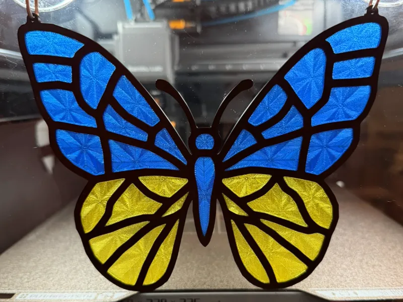 Stained Glass Butterfly