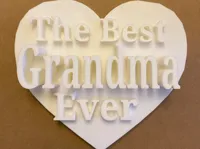 Cœur "Meilleure Mamie du monde" — photo 2