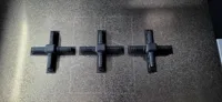 3x Cross Piece micro drip 4,6mm