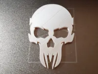 Figurine tête de mort Punisher — photo 1