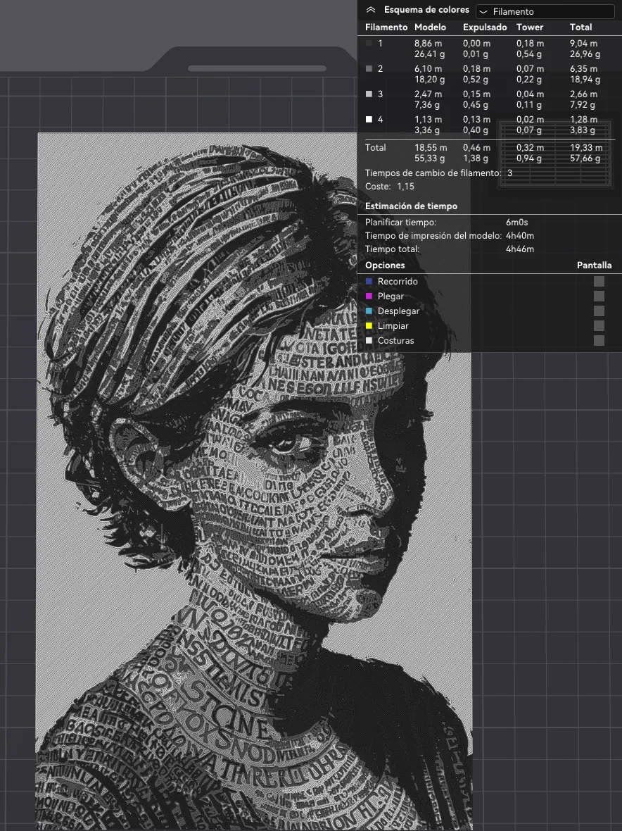 illustration on paper (HueForge) - Free 3D Print Model - MakerWorld