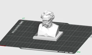 Werner von Siemens low poly Remix