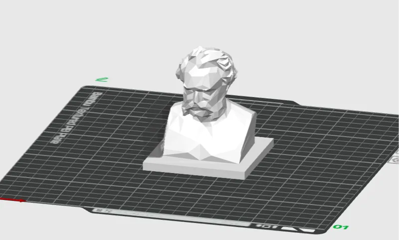 Werner von Siemens low poly Remix
