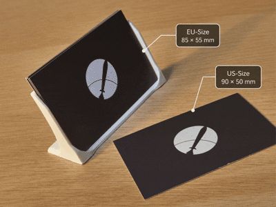 Stylish Business Card Stand