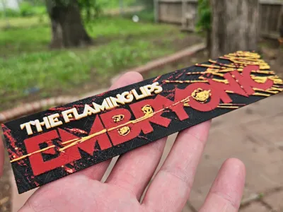 The Flaming Lips Embryonic logo HueForge 