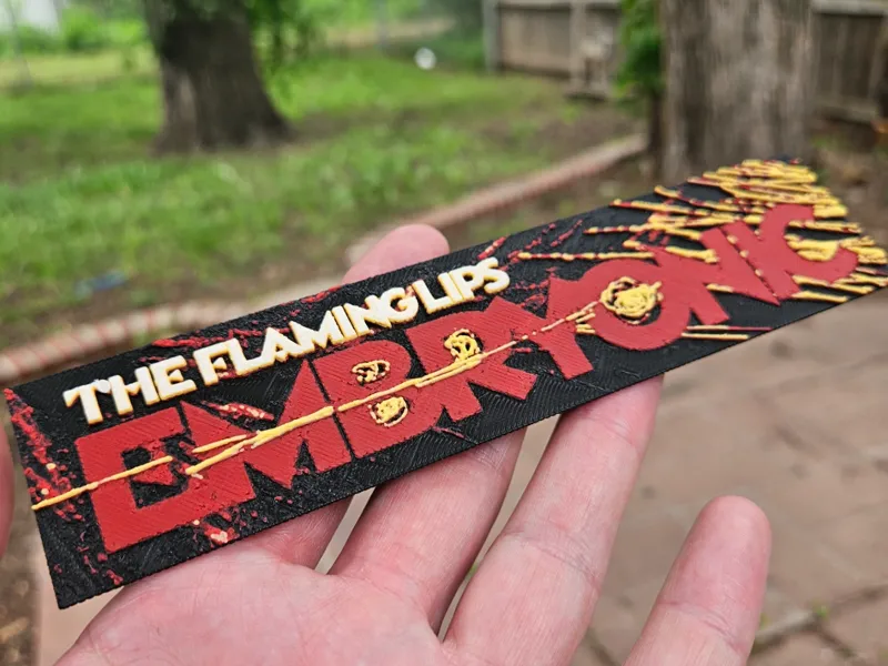 The Flaming Lips Embryonic logo HueForge 