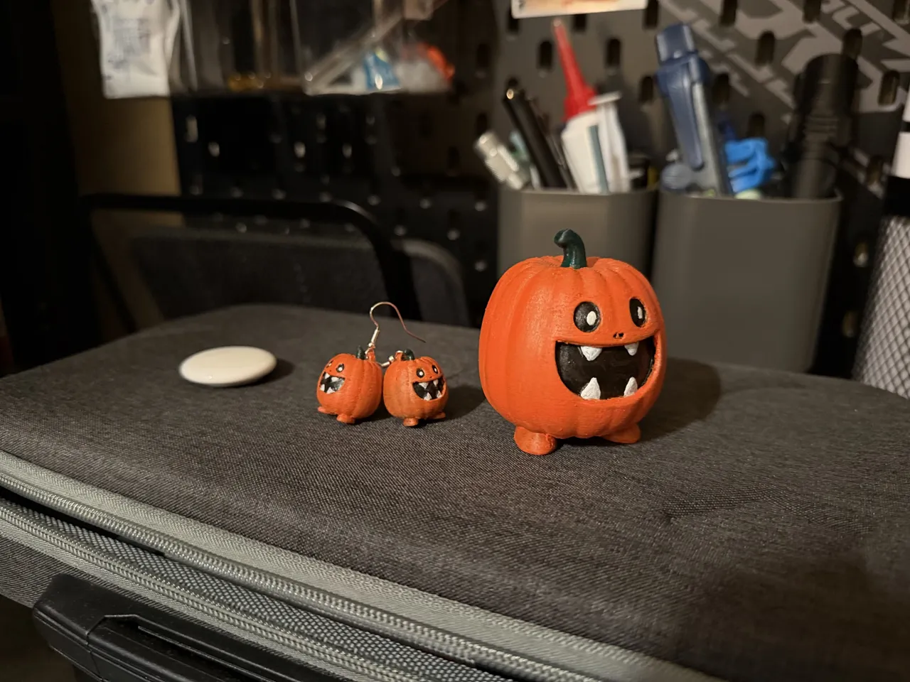 The Evil Pumpkin Earrings view 4