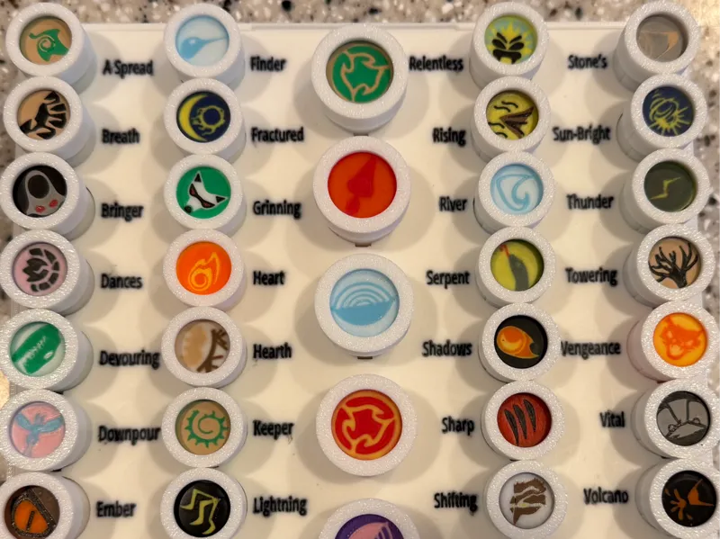 Remix of esmerel's Spirit Island Tokens for AMS