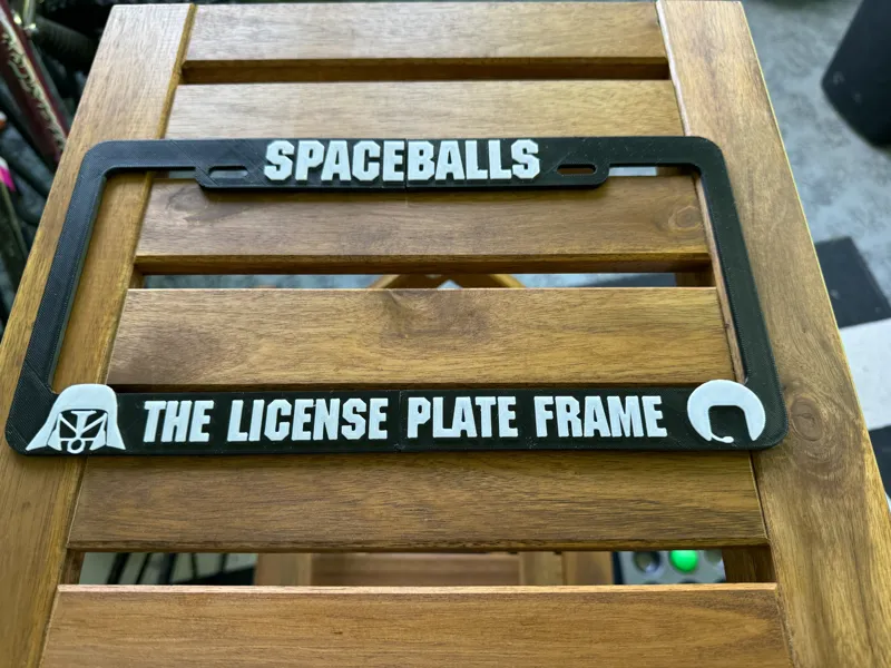 Spaceballs - The License Plate Frame, 2 pieces