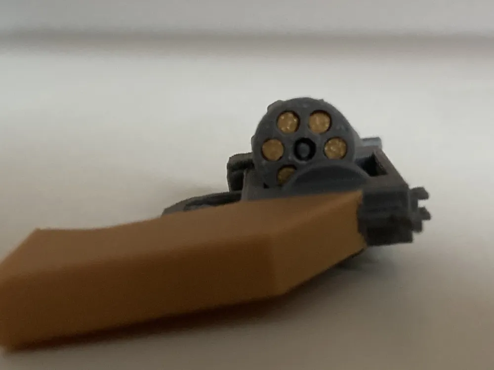 Functional mini Revolver - Free 3D Print Model - MakerWorld
