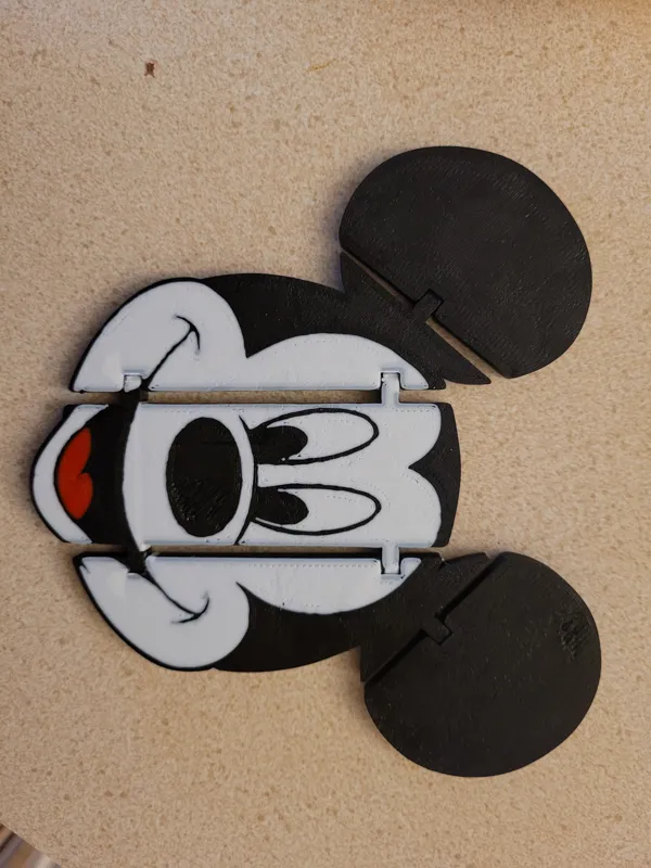 Articulated Mickey Mouse