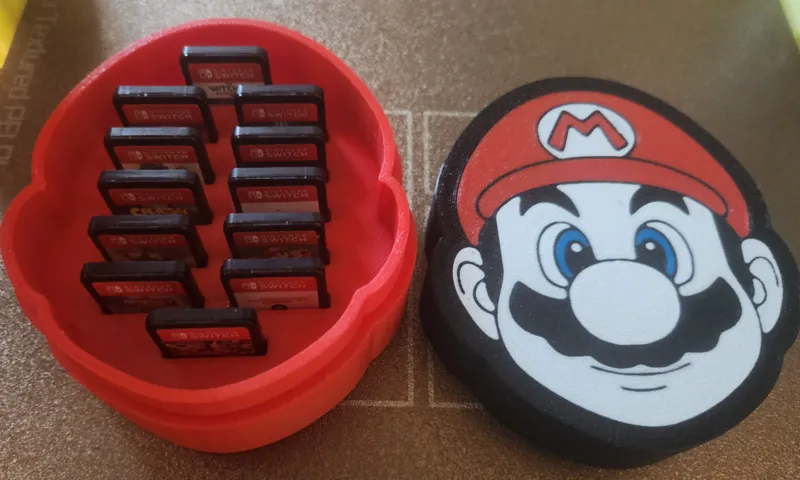 Mario swich cartridge case
