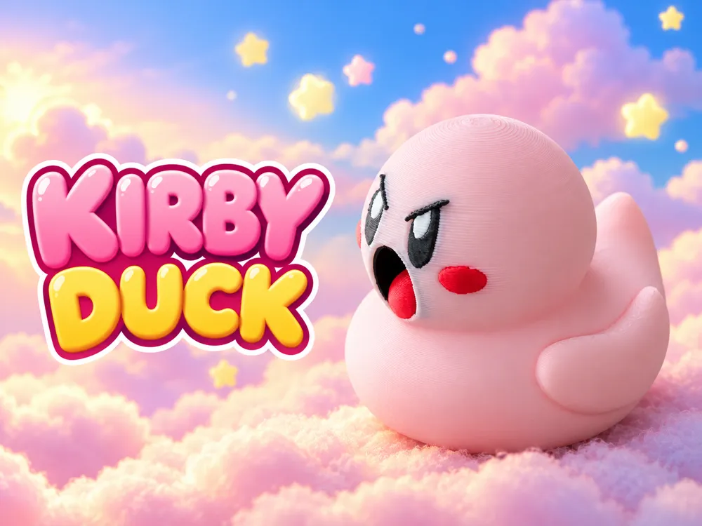 Kirby Duck - Free 3D Print Model - MakerWorld