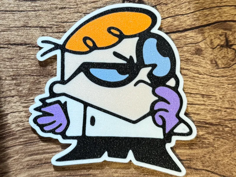 Dexter's Laboratory Magnet (8x3mm magnets)