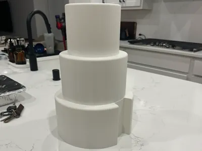 Plastic Wedding Cake (with cake slice slot)