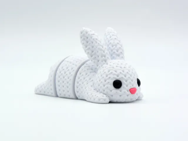 Knitted Articulated Bunny Rabbit
