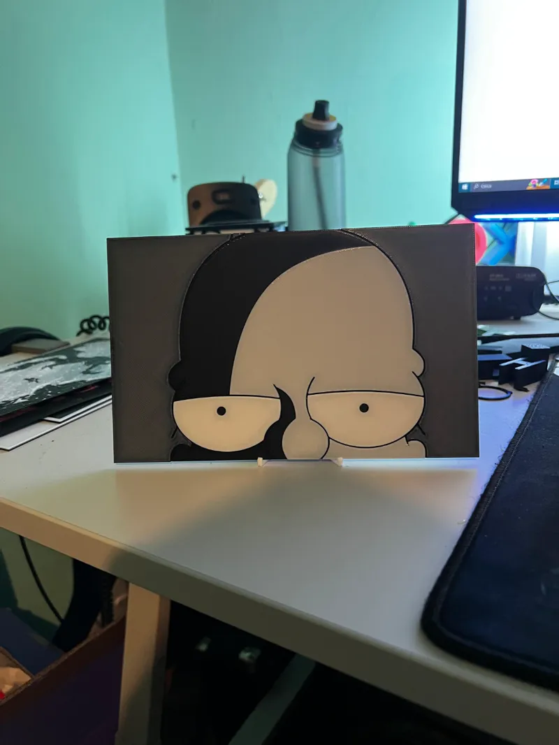 Homer  Simpson  - Hueforge  