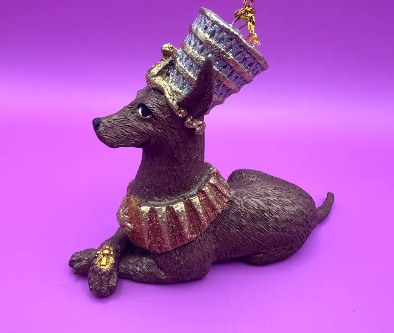 Nefertiti dog egypt with hanger