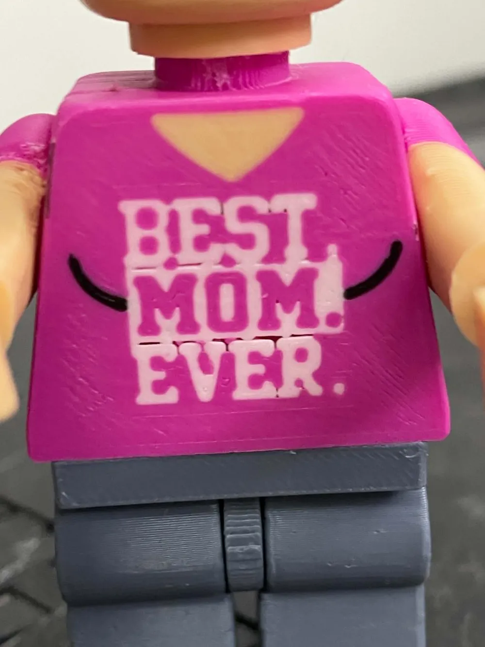 Big Brick Best Mom Ever - Free 3D Print Model - MakerWorld
