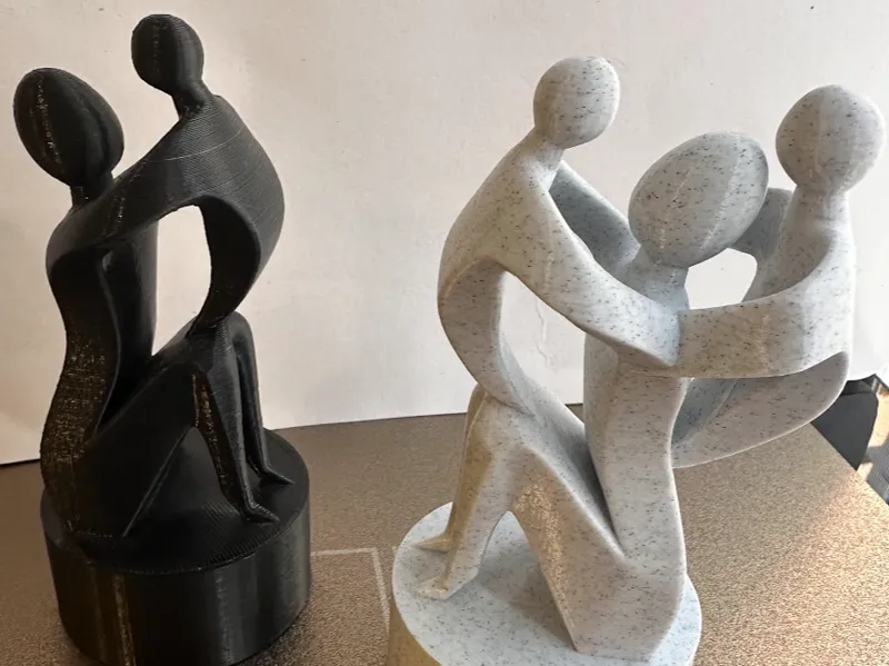 Mother's Day Sculpture with sons