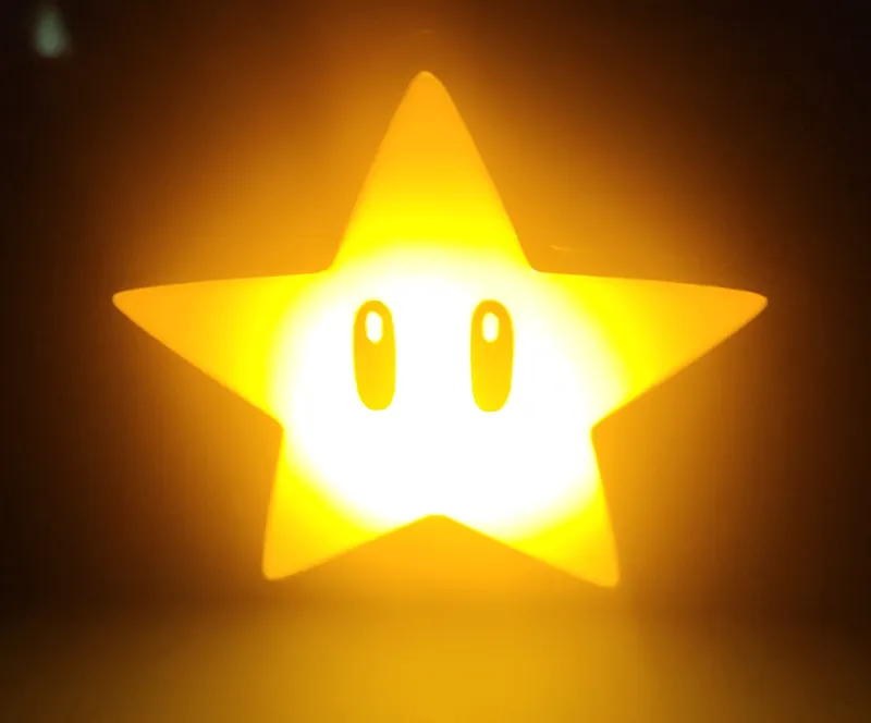 Super Mario Super Star Mini Tea Light Box