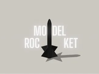 Model Rocket B Sized