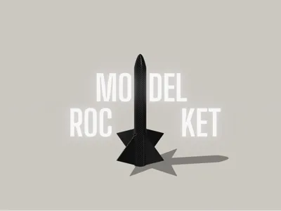 Model Rocket B Sized