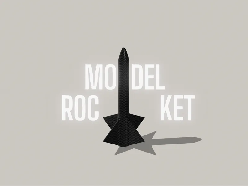 Model Rocket B Sized