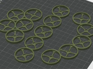 Wargaming movement trays 32mm