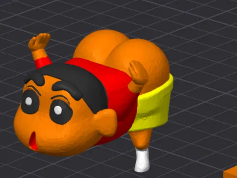 Shin-Chan Toothpaste Cap pooping