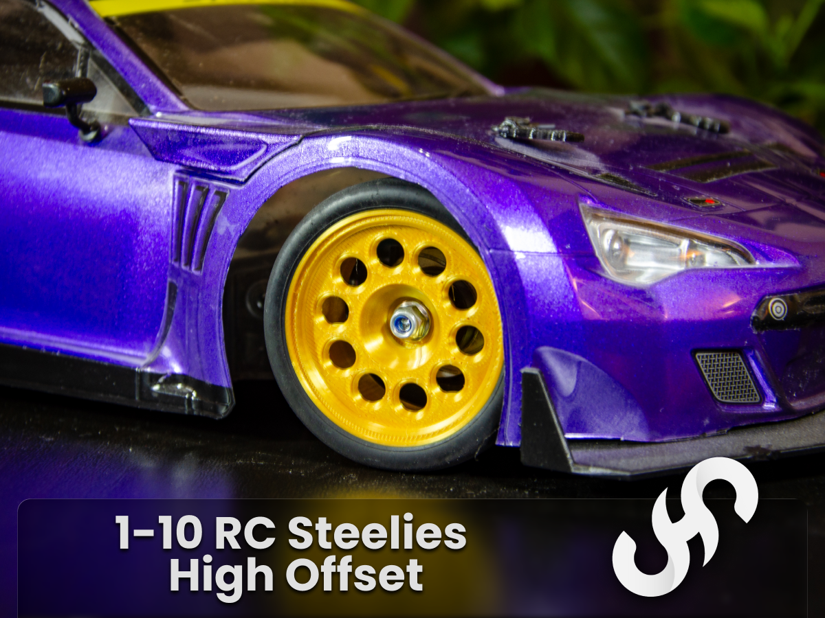 1/10 Scale - RC Steelies - High Offset
