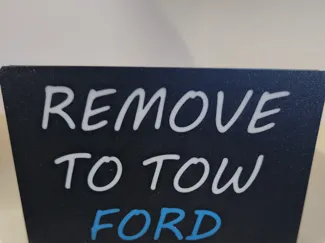 Hitch Cover 2 inch Remove To Tow Ford