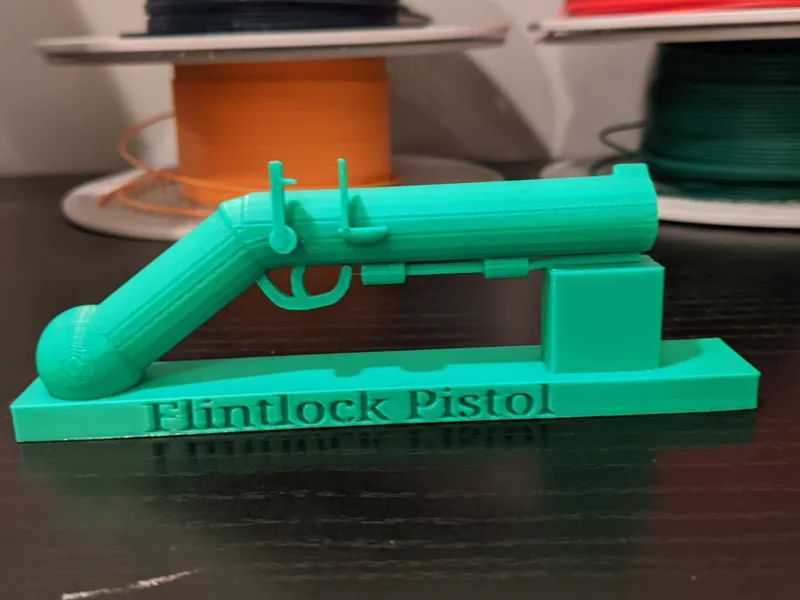 Flintlock Pistol Model Stand