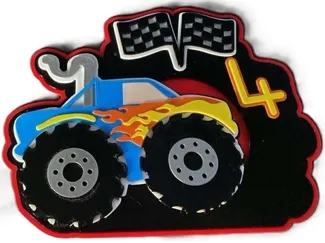 Monster Truck Cake Topper