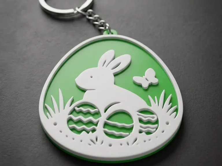Easter Egg Keychain to hanging