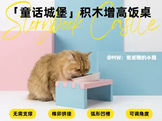 「童话城堡」积木增高饭桌（无需支撑/无需AMS/自定义尺寸/自定义配色/自定义填充密度）