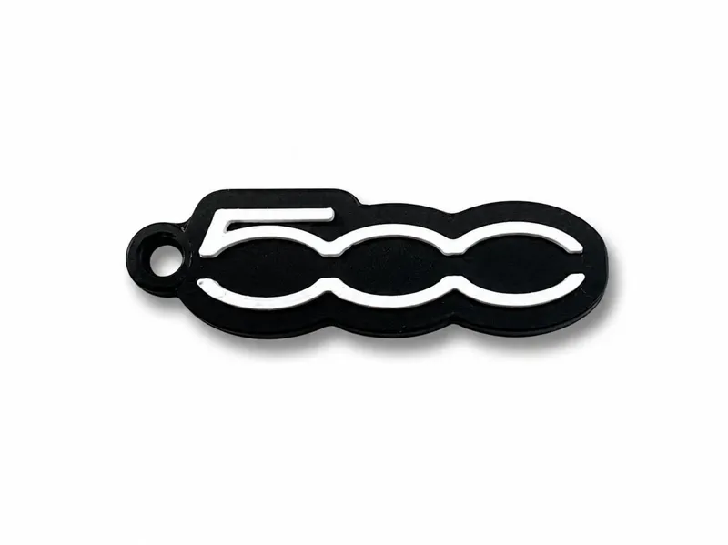 Fiat 500 keychain