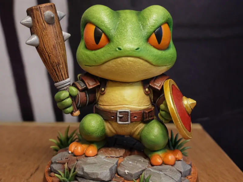 Frog Warrior Chibi