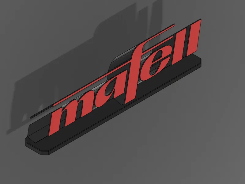 Mafell Logo Aufsteller