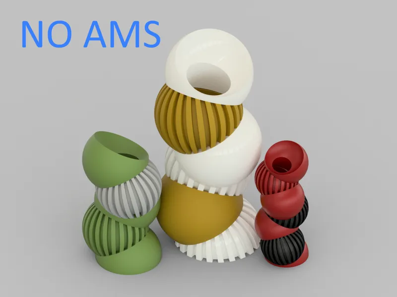 VASE BubbleChain no ams no supports