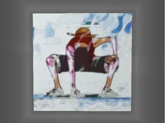 litofanía Luffy Gear2 