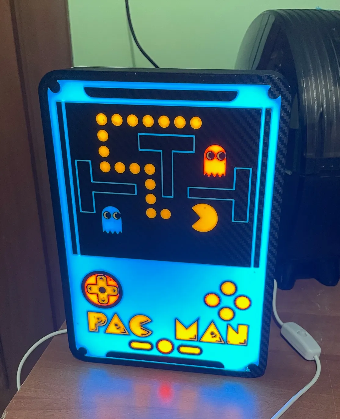 Boîtier lumineux Pac-Man