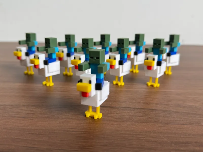 Minecraft Chicken Jockey Meme