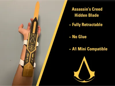 Assassins creed hidden blade toy prop