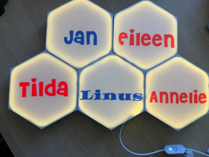 LED Namensboxen, NanoLeaf, erweiterbar