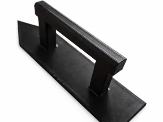 Sanding spatula with one sharpened curved end