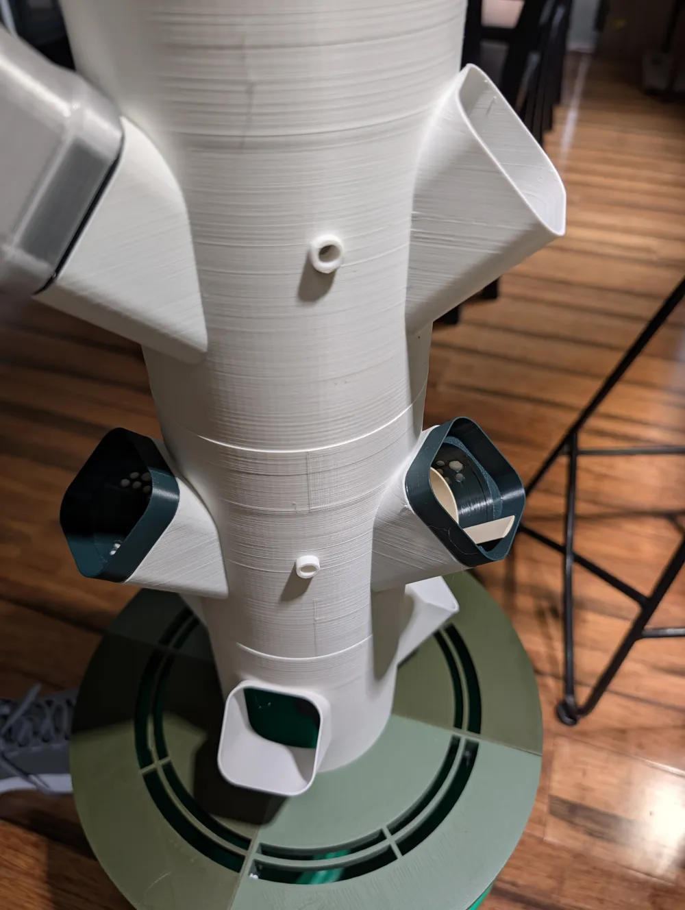 Modular Hydroponic Tower Garden - HydraTower - Free 3D Print Model ...