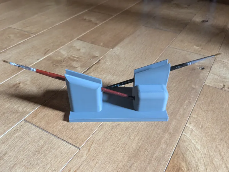 Dual brush holder