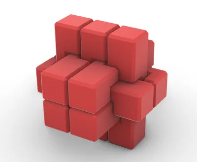 Burr Puzzle Brain Teaser (Burr Series V4)